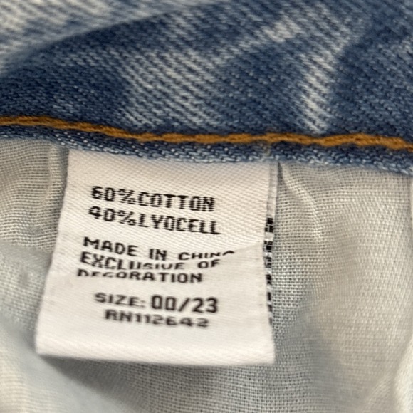 Telepatia Baggy Grunge Jeans 00/23 Bow Pocket Y2K 90s Rave Barbiecore - Picture 8 of 8